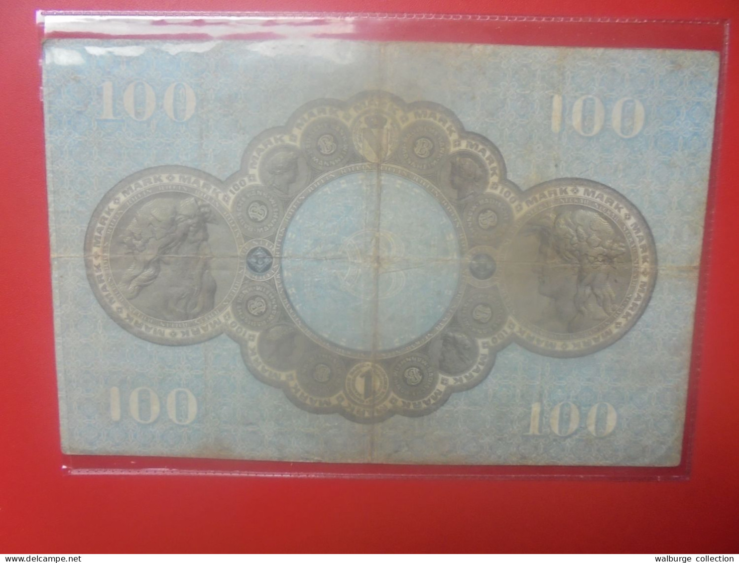 Badische Bank 100 MARK 1907 Circuler (B.33) - 100 Mark