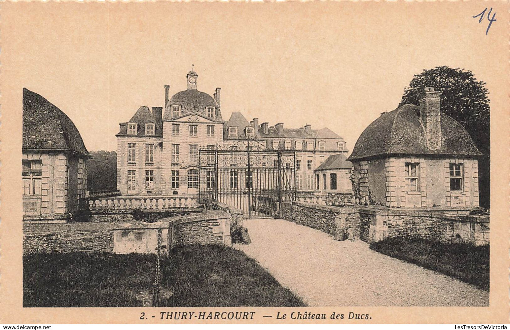 FRANCE - Thury Harcourt - Vue Générale Du Château Des Ducs - Carte Postale Ancienne - Thury Harcourt