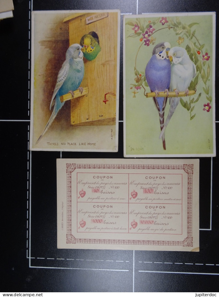 Lot De 3 CPA Fantaisies  /4/ - Collections & Lots