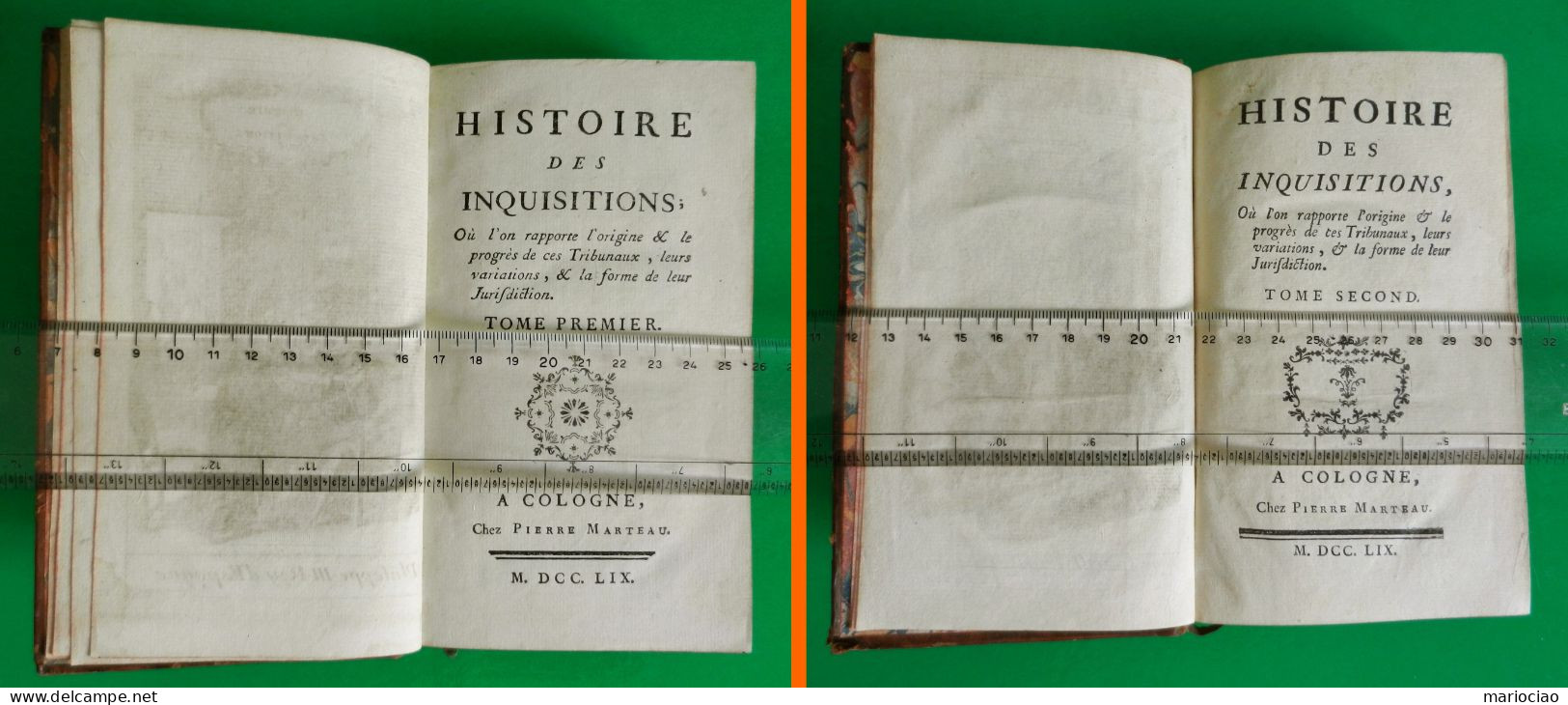 L-FR Histoire Des Inquisitions Claude Pierre Goujet 1759 - 1701-1800