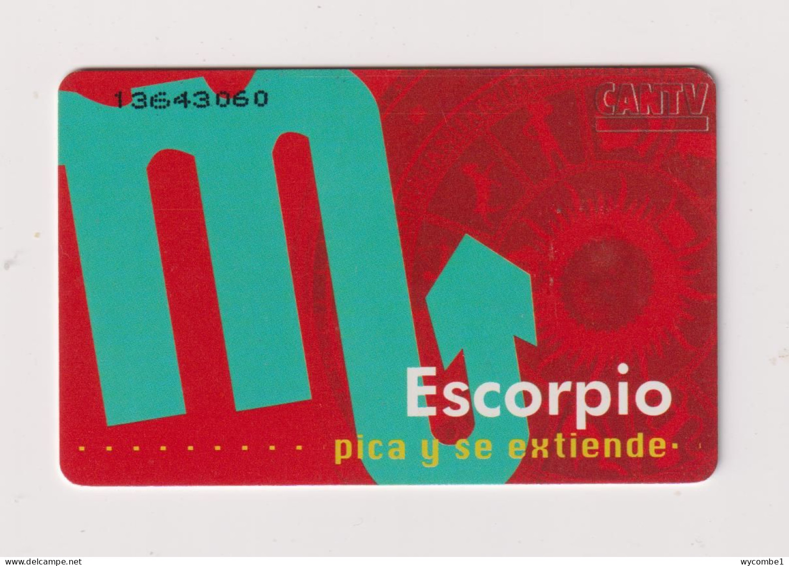 VENEZUELA  - Zodiac Scorpio Chip Phonecard - Venezuela