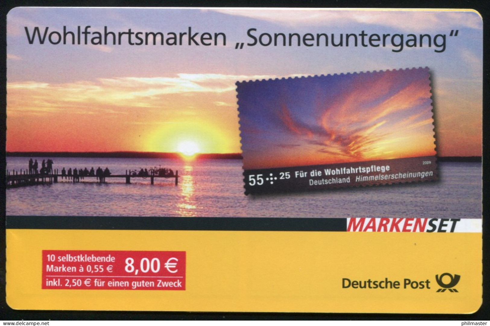 77 MH Sonnenuntergang Sk - Erstverwendungsstempel Bonn 2.1.2009 - 2001-2010