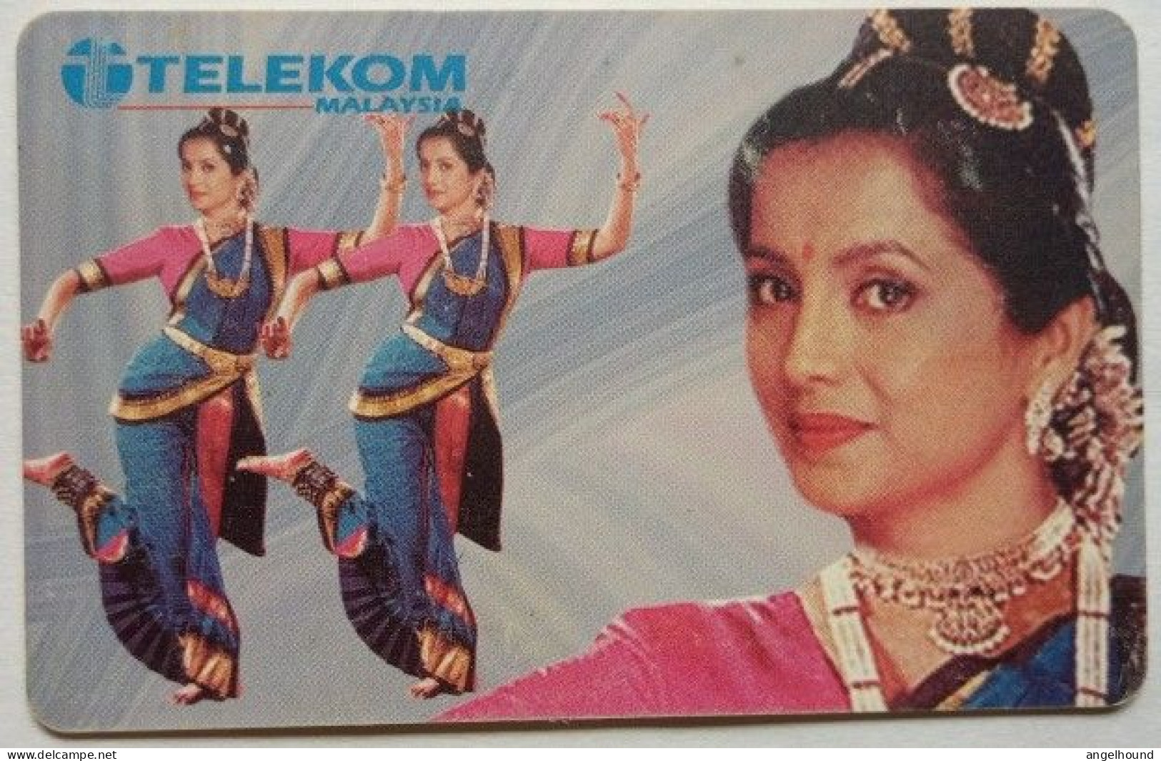 Malaysia RM 10 Chip Card - Costume Indian Dancer ( Scratch And Win ) - Maleisië