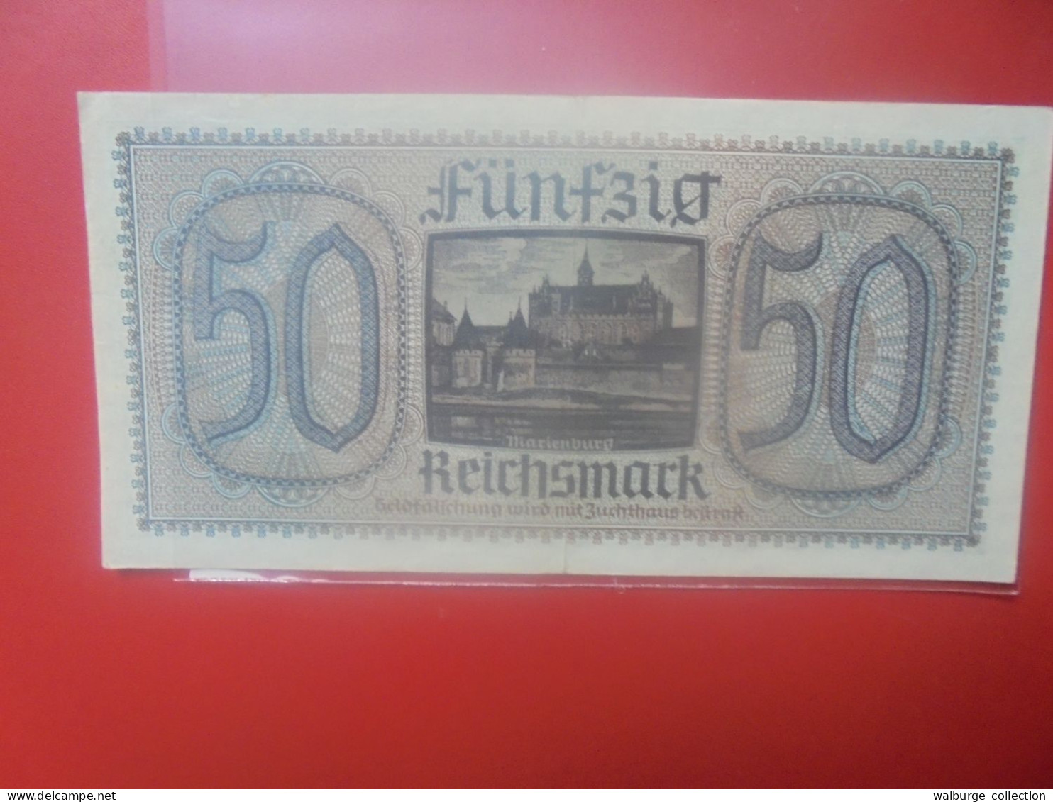 TERRITOIRES OCCUPES REICHSKREDITKASSEN 50 Reichsmark 1939-1944 Circuler (B.33) - Tweede Wereldoorlog