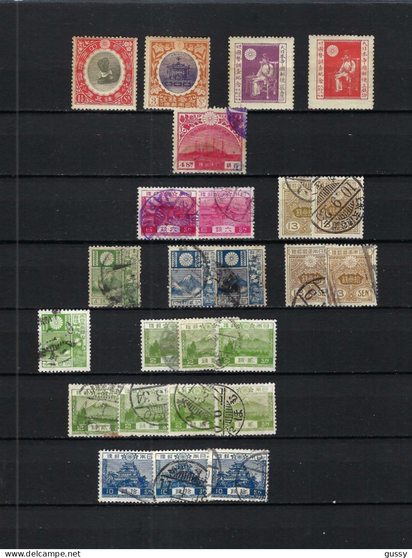 JAPON 1912-40: Lot D'obl. Et Neufs* - Franchise Militaire