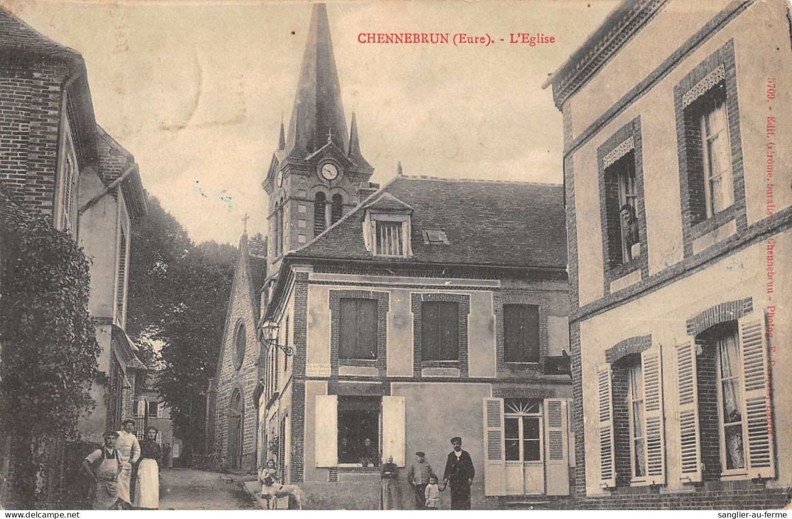 CPA 27 CHENNEBRUN / L'EGLISE - Sonstige & Ohne Zuordnung