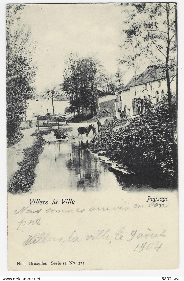 VILLERS-LA-VILLE : Paysage - 1904 - Villers-la-Ville