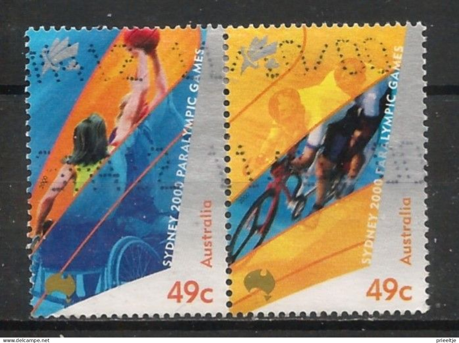 Australia 2000 Paralympics Sydney Pair Y.T. 1840/1838 (0) - Gebraucht