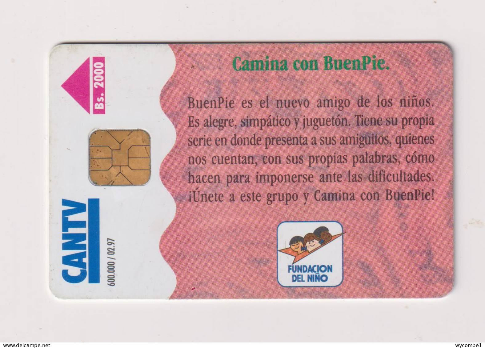 VENEZUELA  - Camina Con BuenPie Chip Phonecard - Venezuela