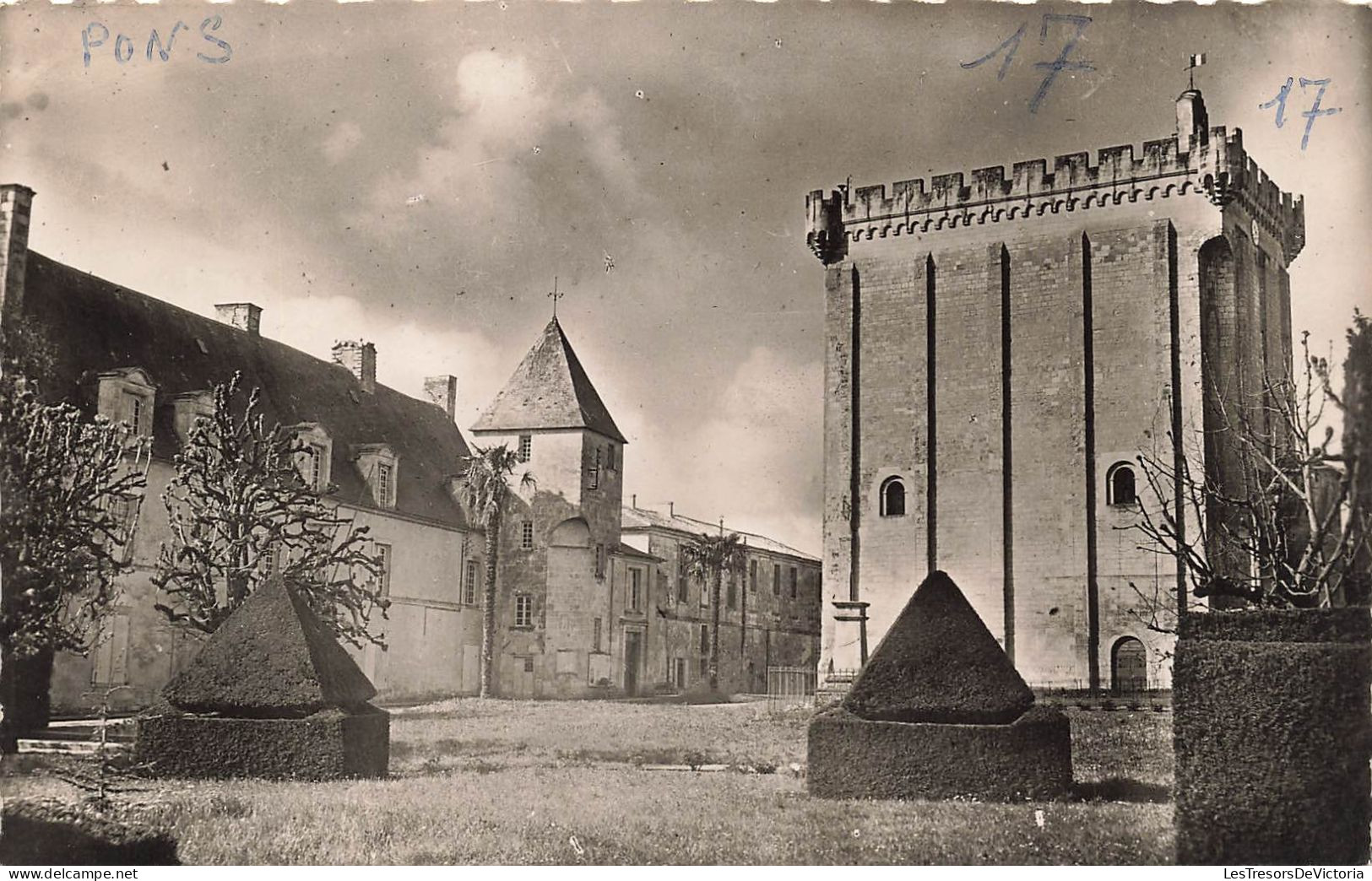 FRANCE - Pons - Vue Sur Le Château Et Le Donjon (XVème Siècle) - Carte Postale Ancienne - Pons