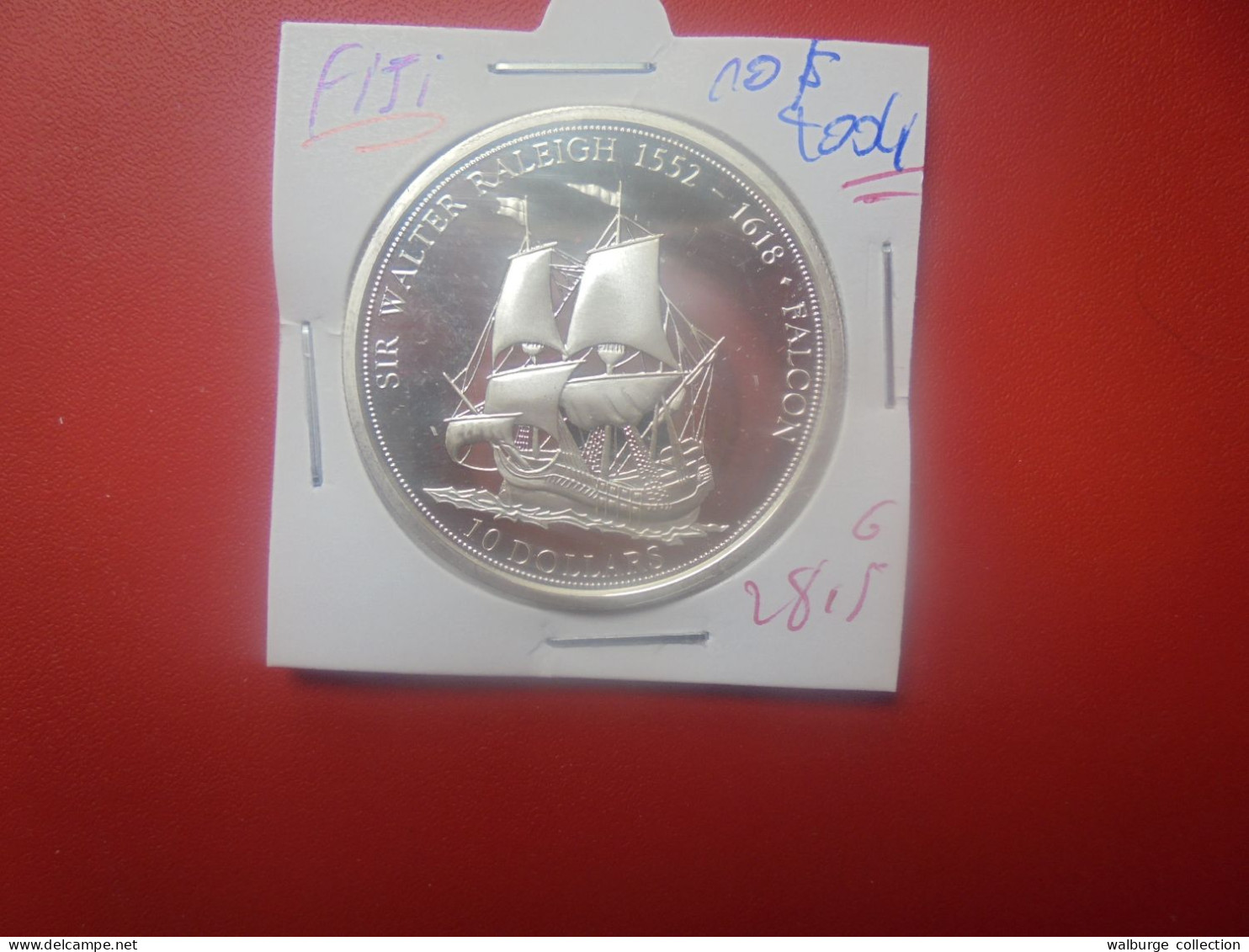 FIJI 10$ 2004 ARGENT FDC (A.4) - Fidschi