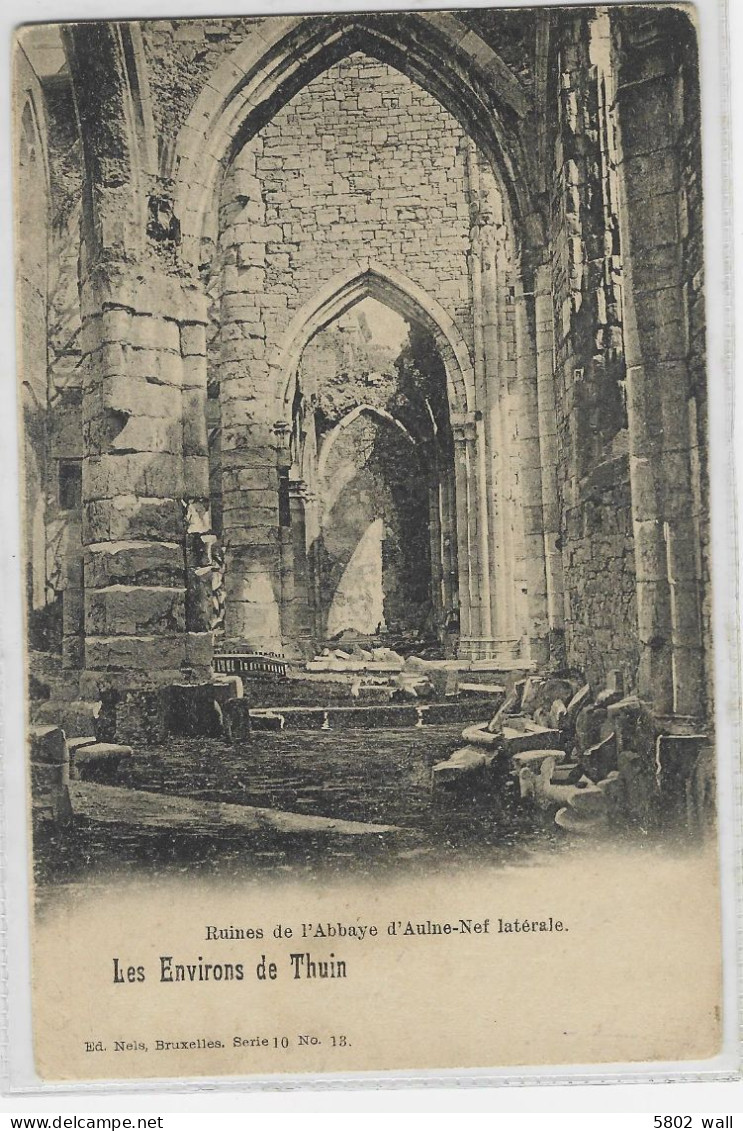 ABBAYE D'AULNE : Nef Latérale - 1909 - Thuin