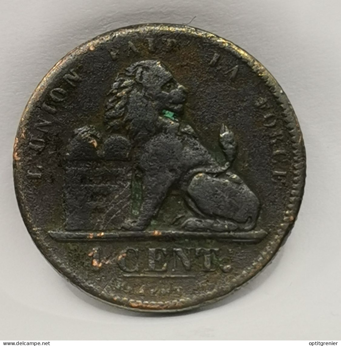 1 CENTIME 1862 LEOPOLD I BELGIQUE / BELGIUM - 1 Centime