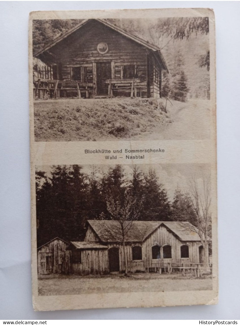 Blockhütte Und Sommerschenke Im Waldnaabtal, Tirschenreuth, 1930 - Tirschenreuth