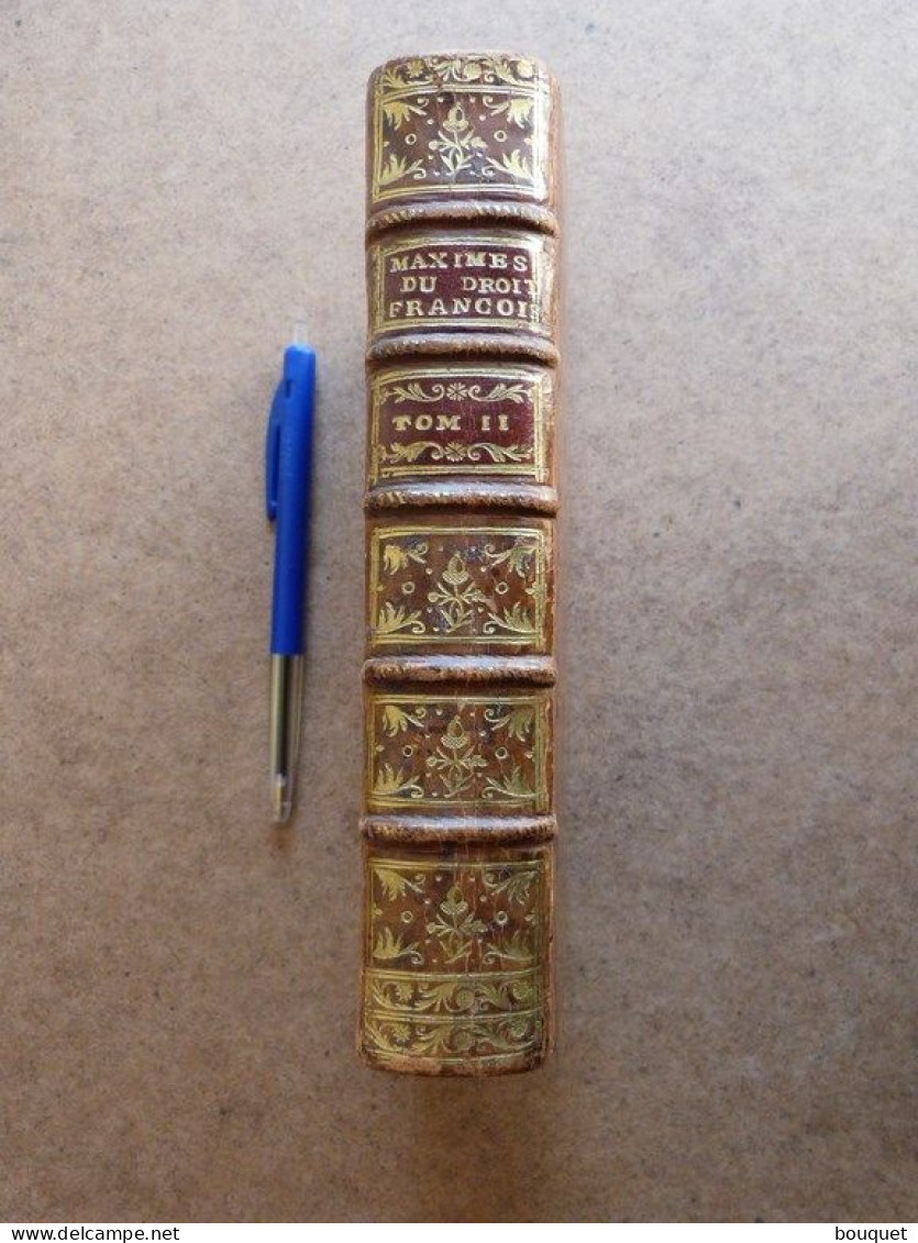 LIVRES - CLAUDE MEY - MAXIMES DU DROIT PUBLIC FRANCOIS , EN 2 VOLUMES , EDITION ORIGINALE , IN-12 - 1772