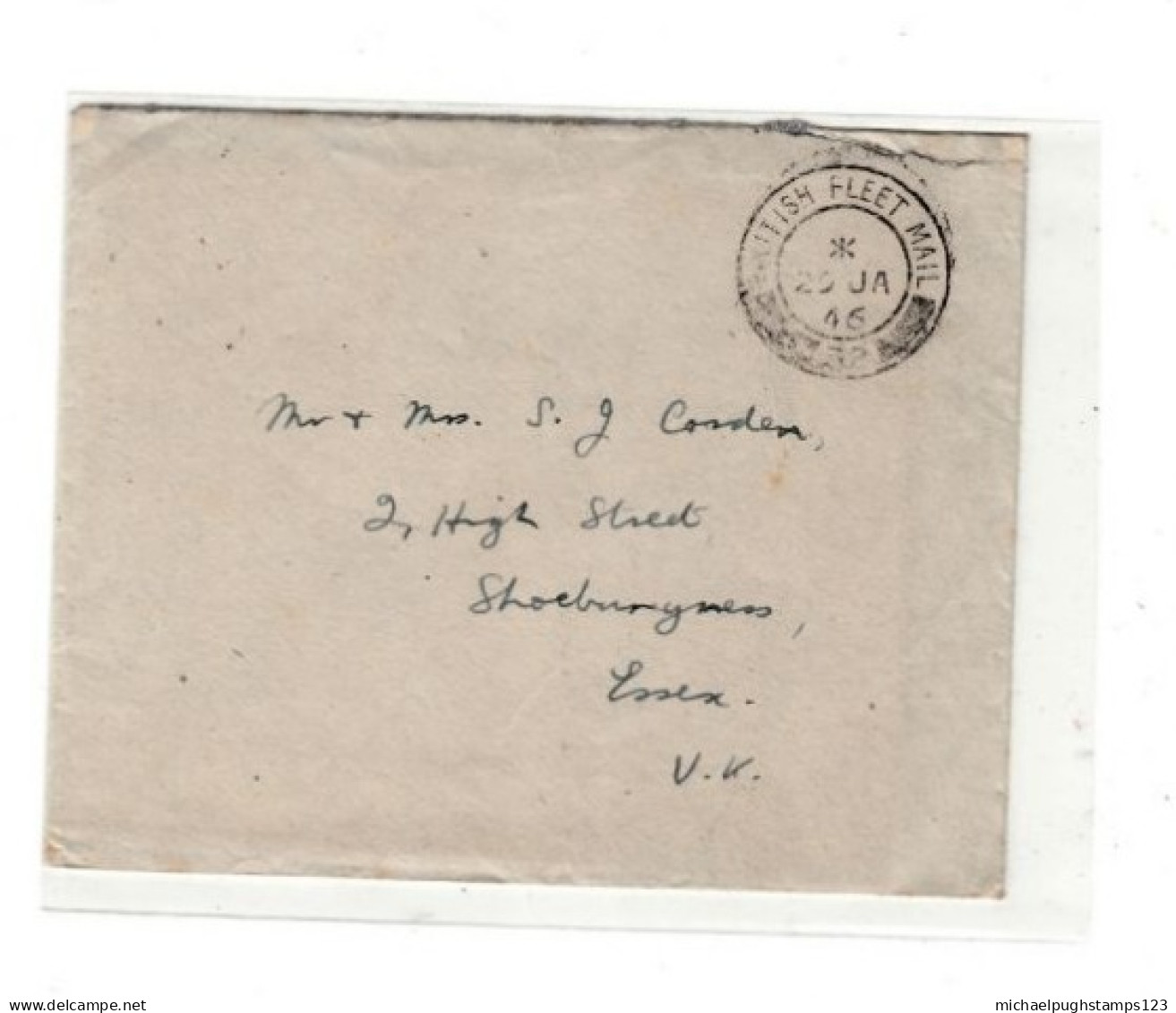 G.B. / British Fleet Mail / Royal Navy / Germany - Ohne Zuordnung