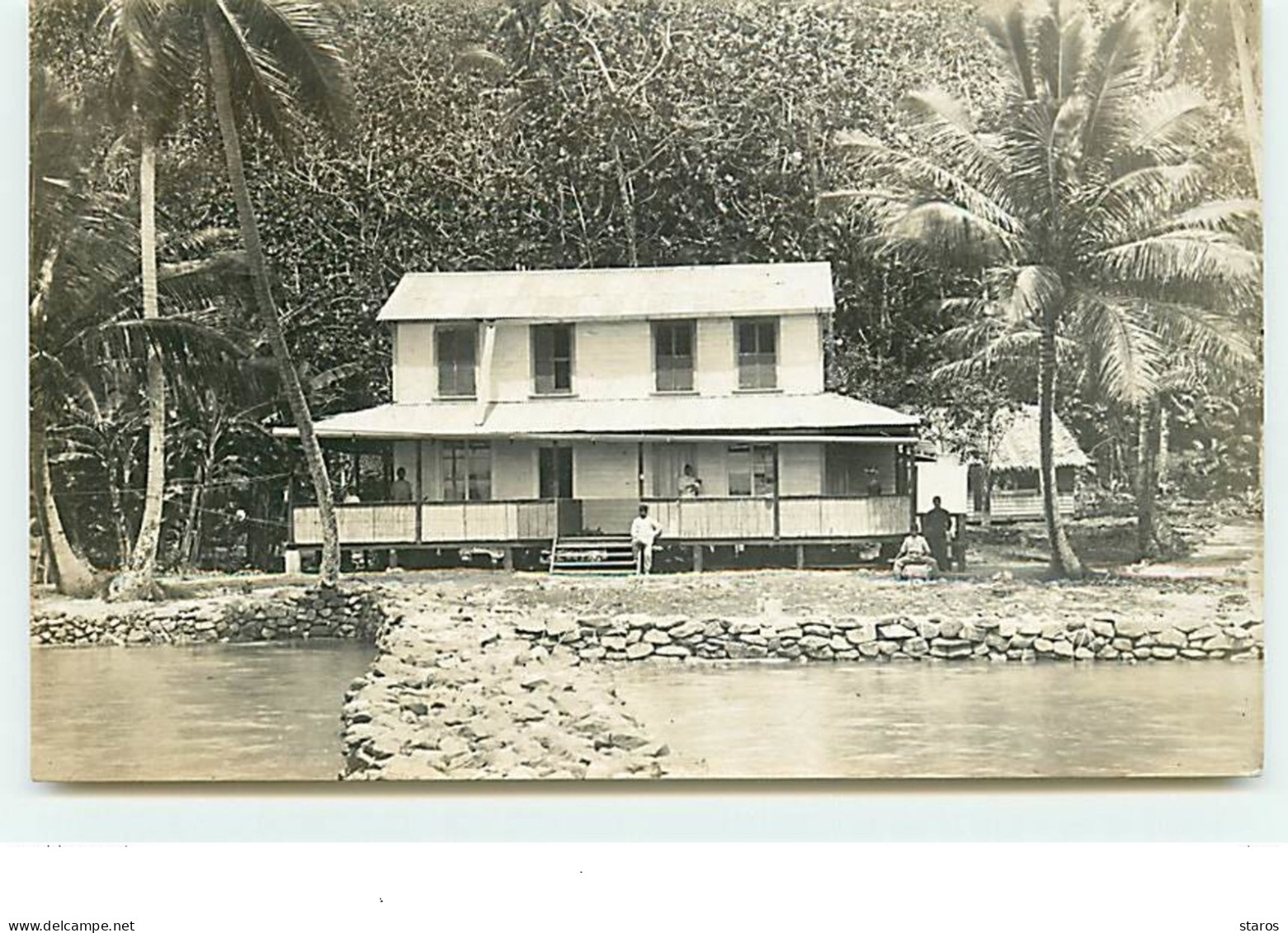 Carte-Photo De Micronésie - Habitation - Mission - Mikronesien