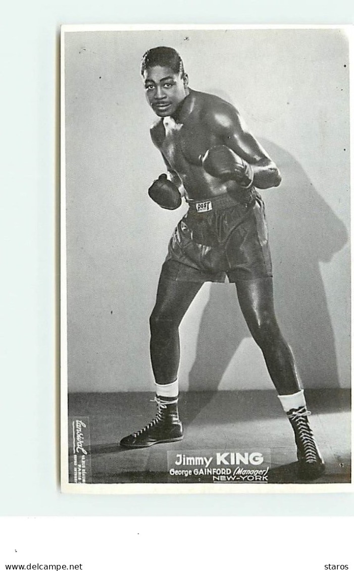 Boxe - Jimmy King - Georges Gainford (Manager) - New-York - Boksen