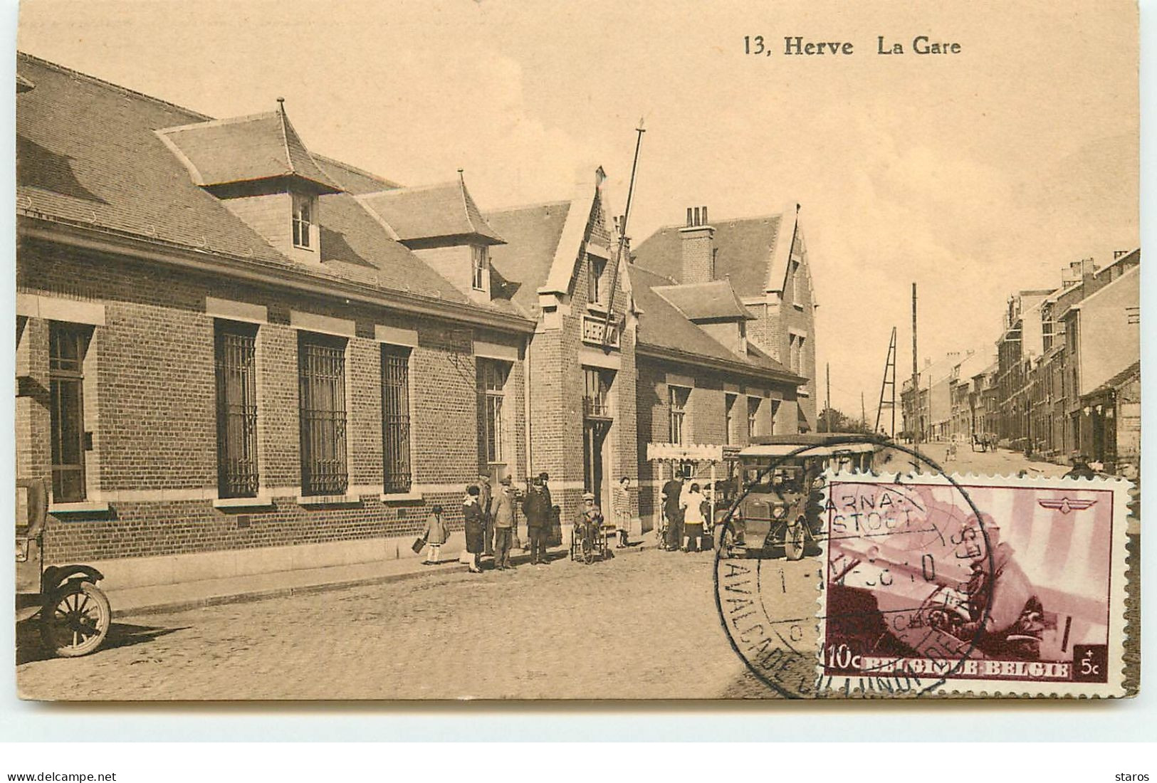 Belgique - HERVE - La Gare - Autobus - Herve