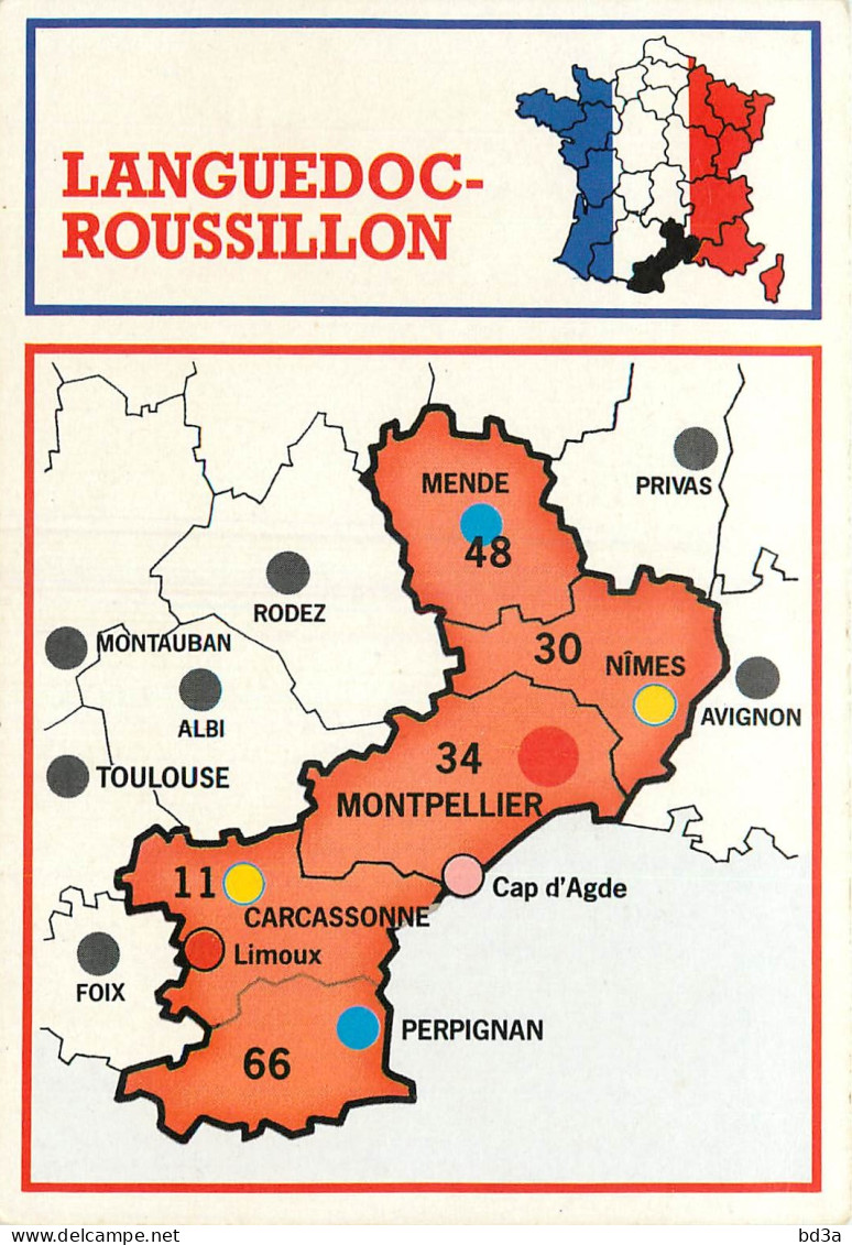 REGION - LANGUEDOC ROUSSILLON - Languedoc-Roussillon