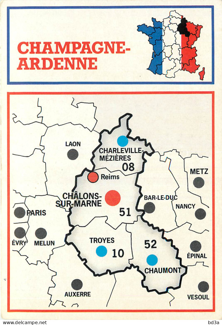 REGION - CHAMPAGNE ARDENNE  - Champagne-Ardenne