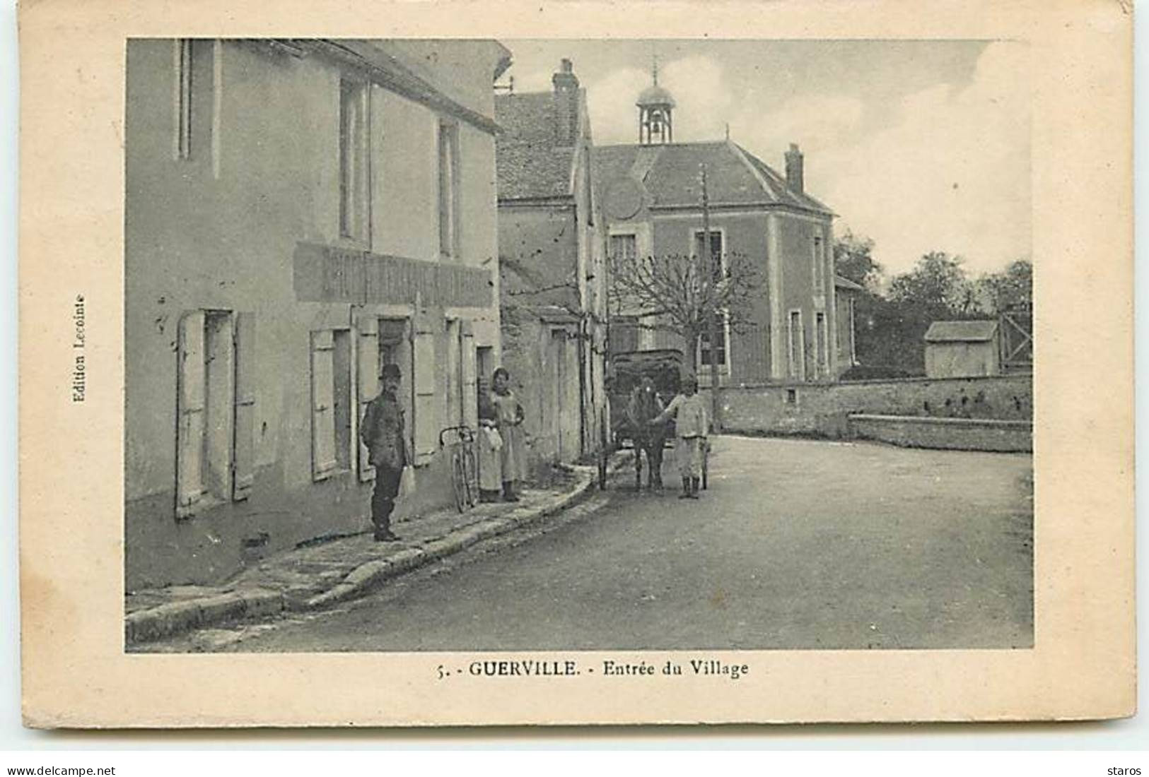 GUERVILLE - Entrée Du Village - Guerville