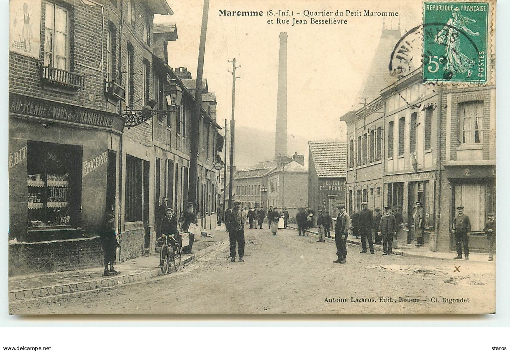 MAROMME - Quartier Du Petit Maromme Et Rue Jean Besselièvre - Epicerie Au Rendez-vous Des Travailleurs - Maromme