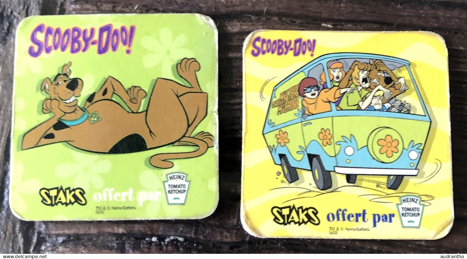 2 Magnets Staks Scooby-Doo - Heinz Tomato Ketchup - Personnages