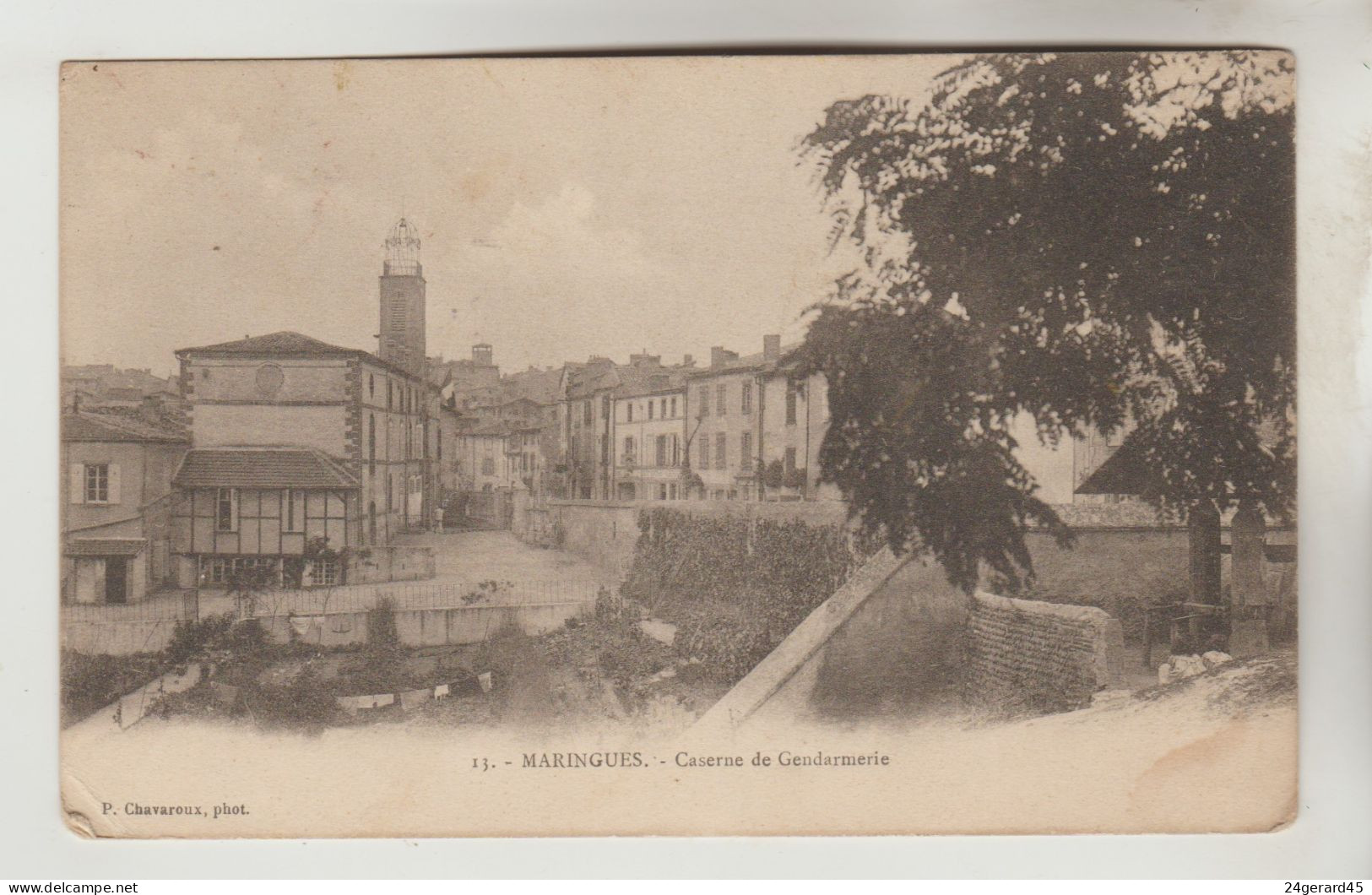 CPA PIONNIERE MARINGUES (Puy De Dôme) - Caserne De Gendarmerie - Maringues