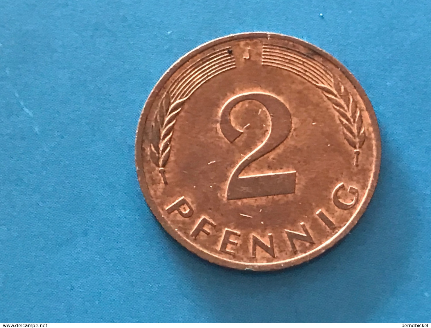 Münze Münzen Umlaufmünze Deutschland 2 Pfennig 1996 Münzzeichen J - 2 Pfennig