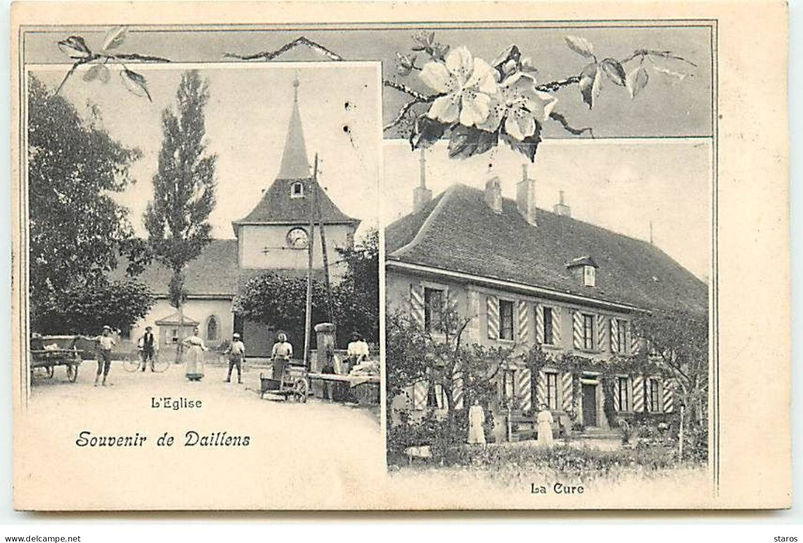 Suisse - Souvenir De DAILLENS - L'Eglise - La Cure - Daillens