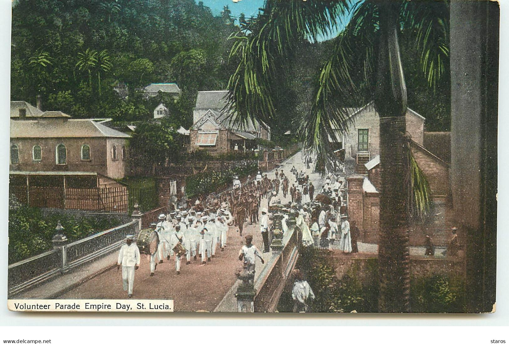 Sainte-Lucie - Volunteer Parade Empire Day - Santa Lucia