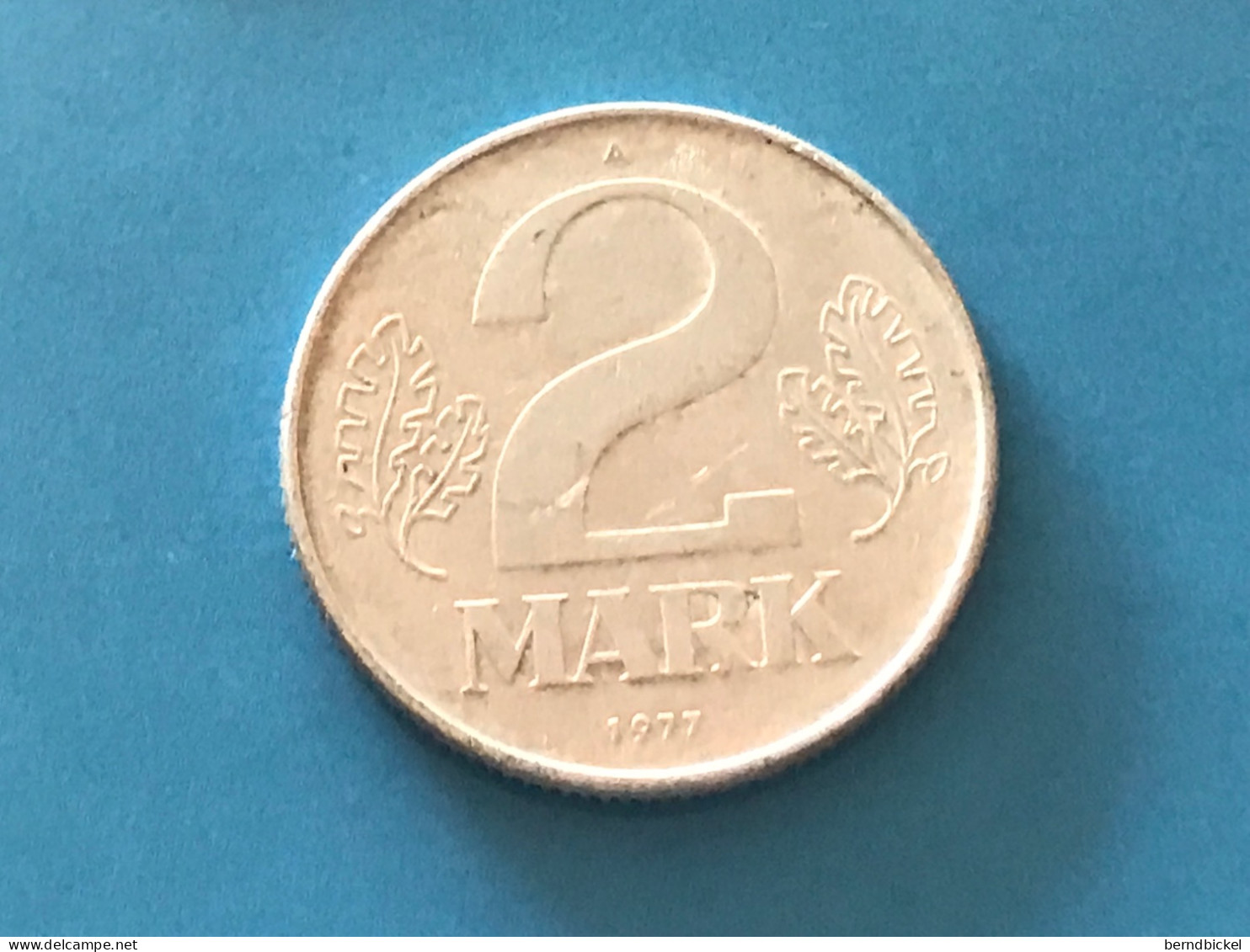 Münze Münzen Umlaufmünze Deutschland DDR 2 Mark 1977 - 2 Marchi