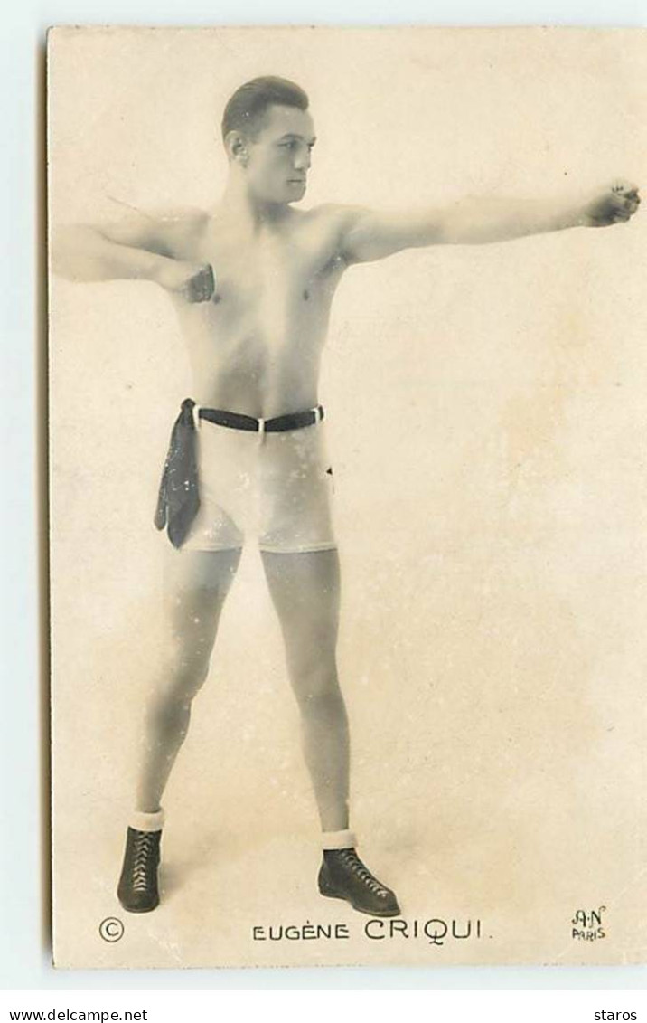 Sport - Boxe - Eugène Criqui - Champion Du Monde Des Poids Plume En 1923 - Boxe
