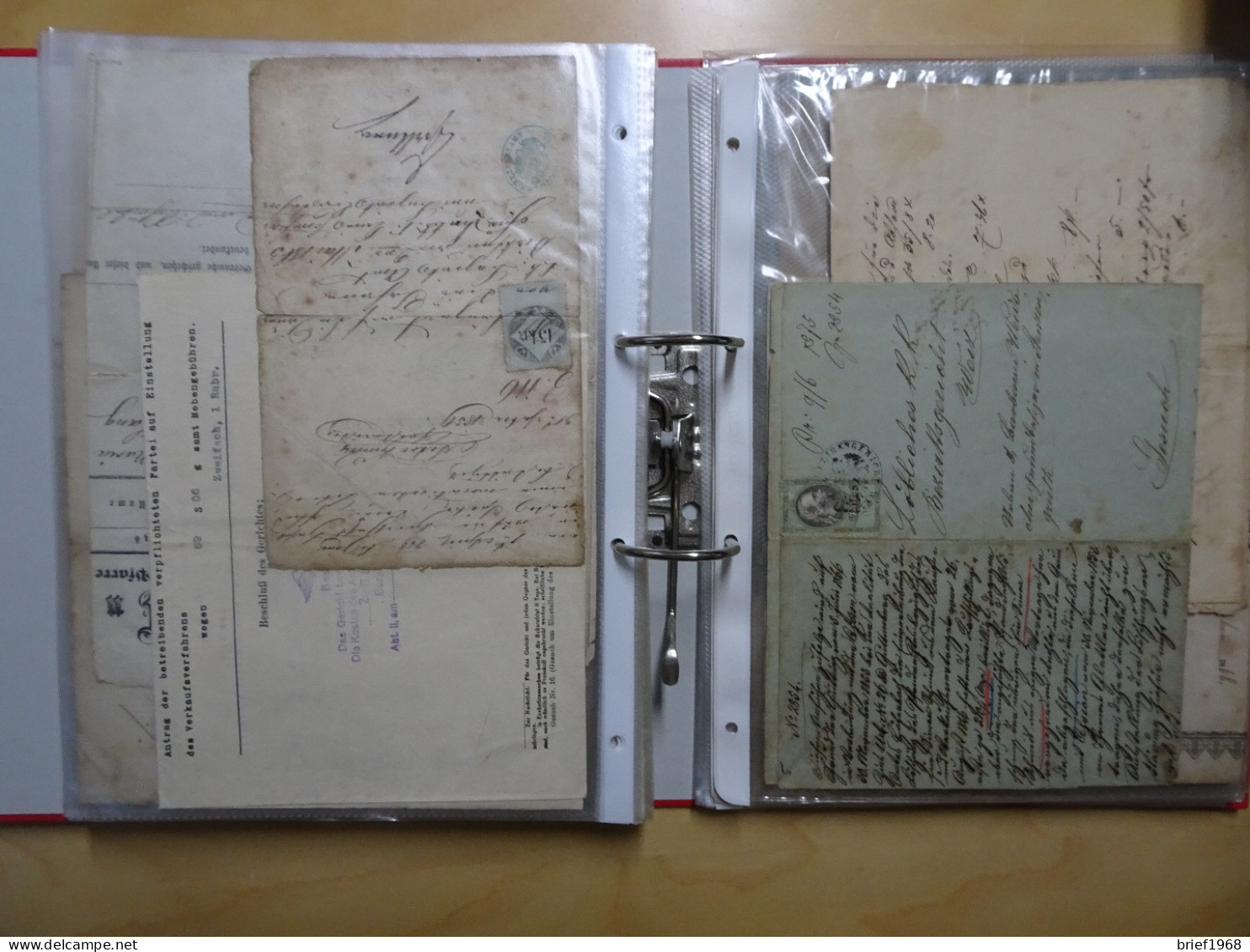 Österreich Sammlung mit Fiskalbelegen, Gebührenmarken, Dokumente (9476)