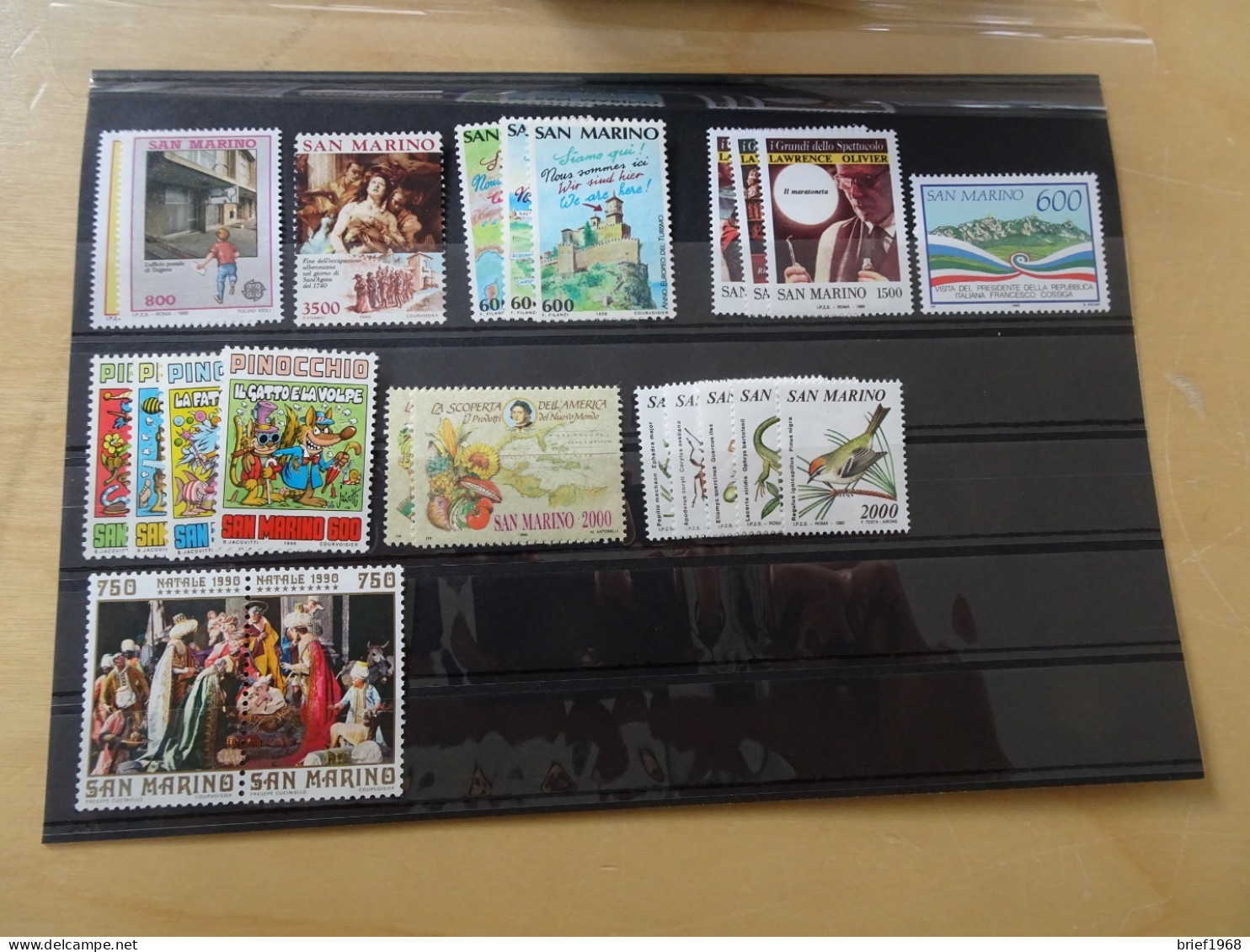 San Marino Jahrgang 1990 Postfrisch Fast Komplett (16816) - Unused Stamps