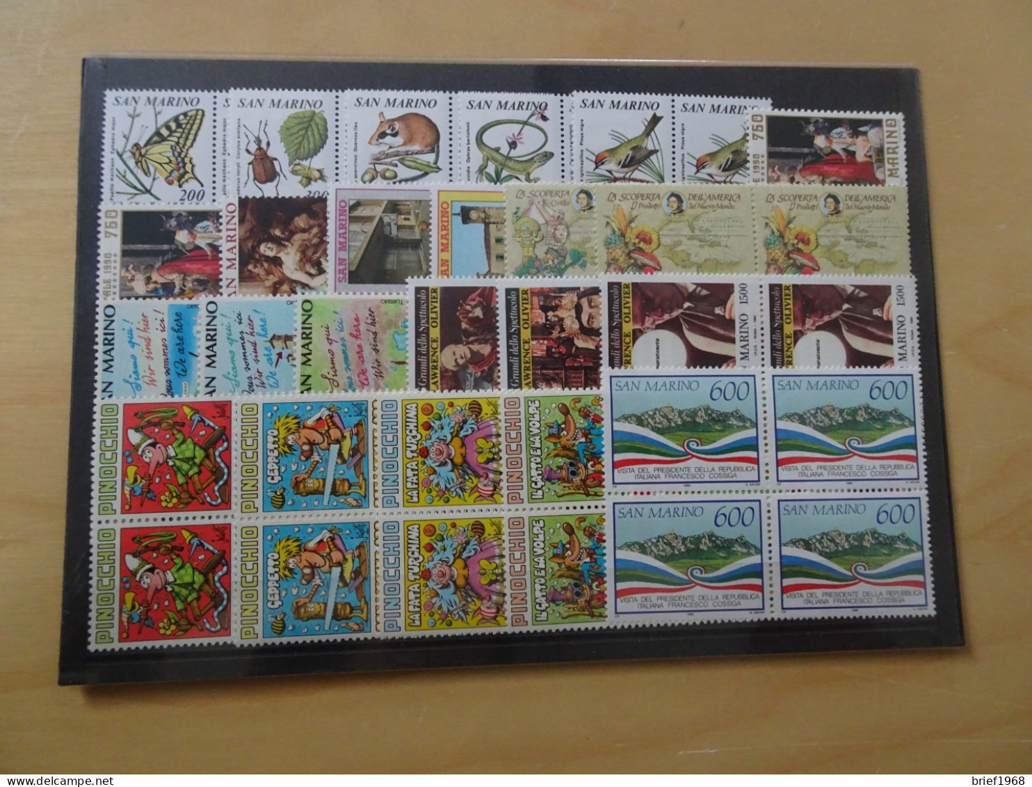 San Marino Jahrgang 1990 Viererblocks Postfrisch Fast Komplett (16817) - Nuovi