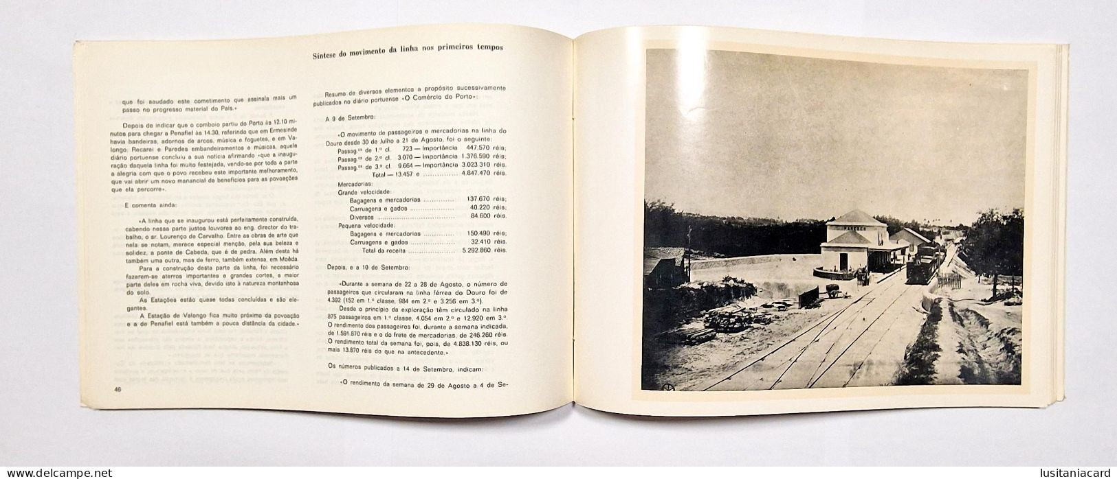 No Primeiro Centenario Das Linhas Do Caminho De Ferro A Norte Do Rio Douro 1875-1975(Autor:A.Corregedor Da Fonseca 1975) - Libri Vecchi E Da Collezione