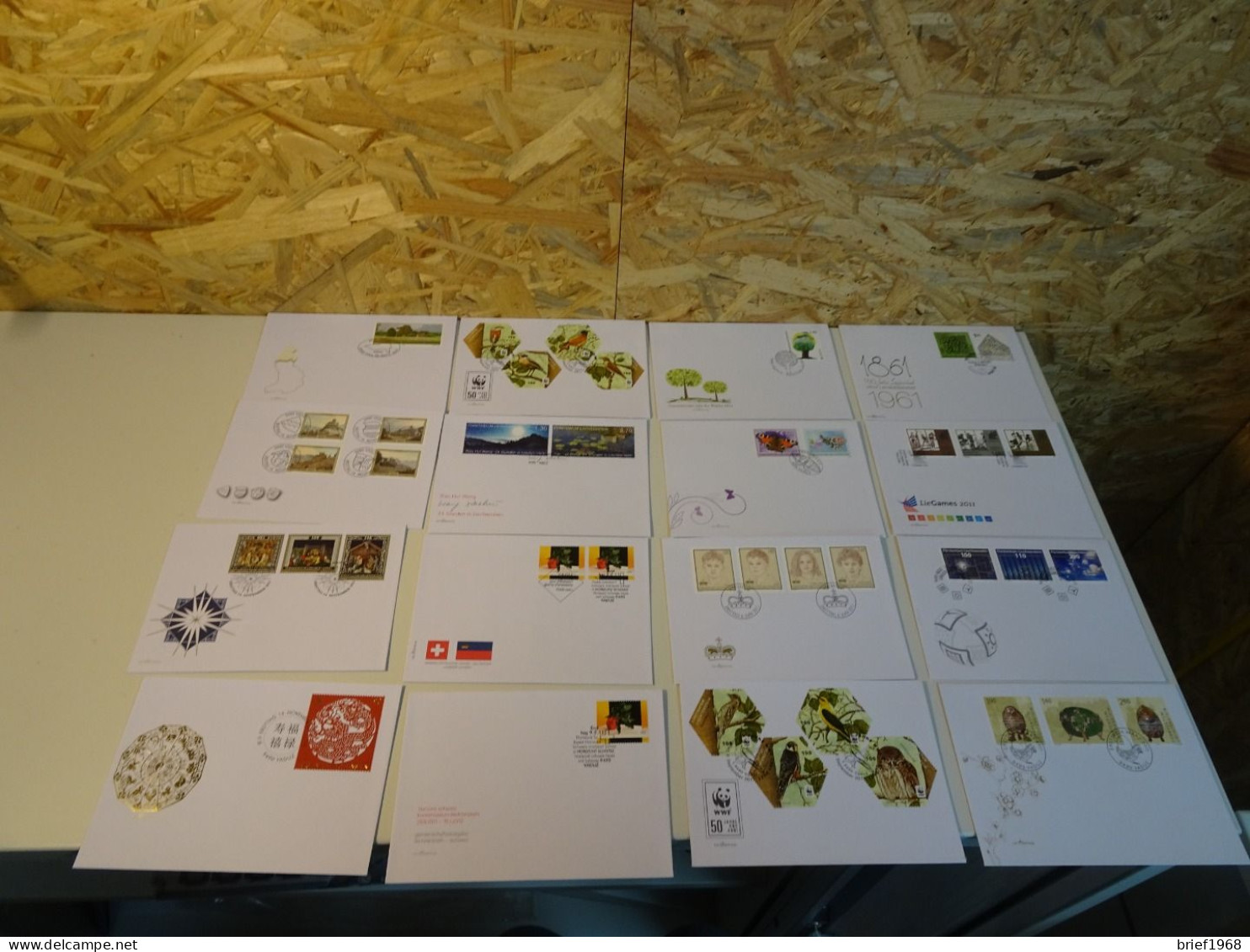 Liechtenstein Jahrgang 2011 FDC Fast Komplett (21167) - Cartas & Documentos