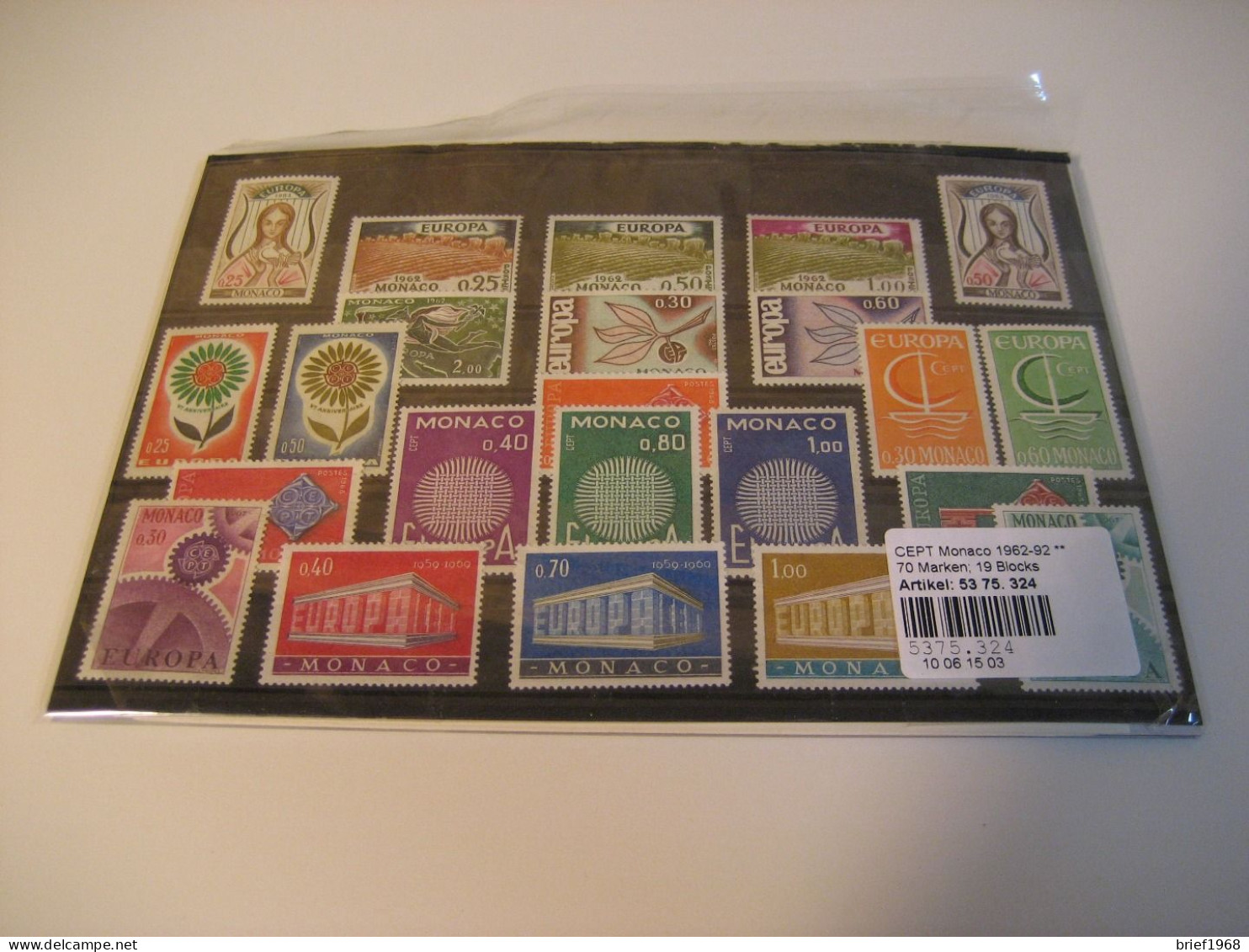 Monaco Cept 1962-1992 Lot Michel über 500,- (20321) - Collezioni & Lotti