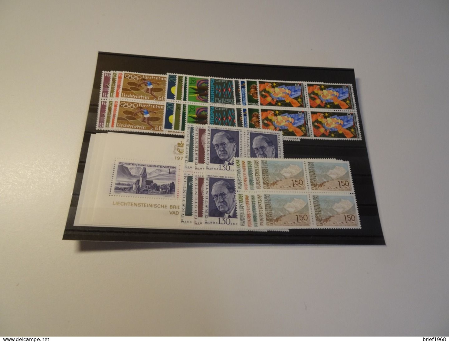 Liechtenstein Jahrgang 1972 Viererblock Postfrisch Komplett (23050) - Annate Complete