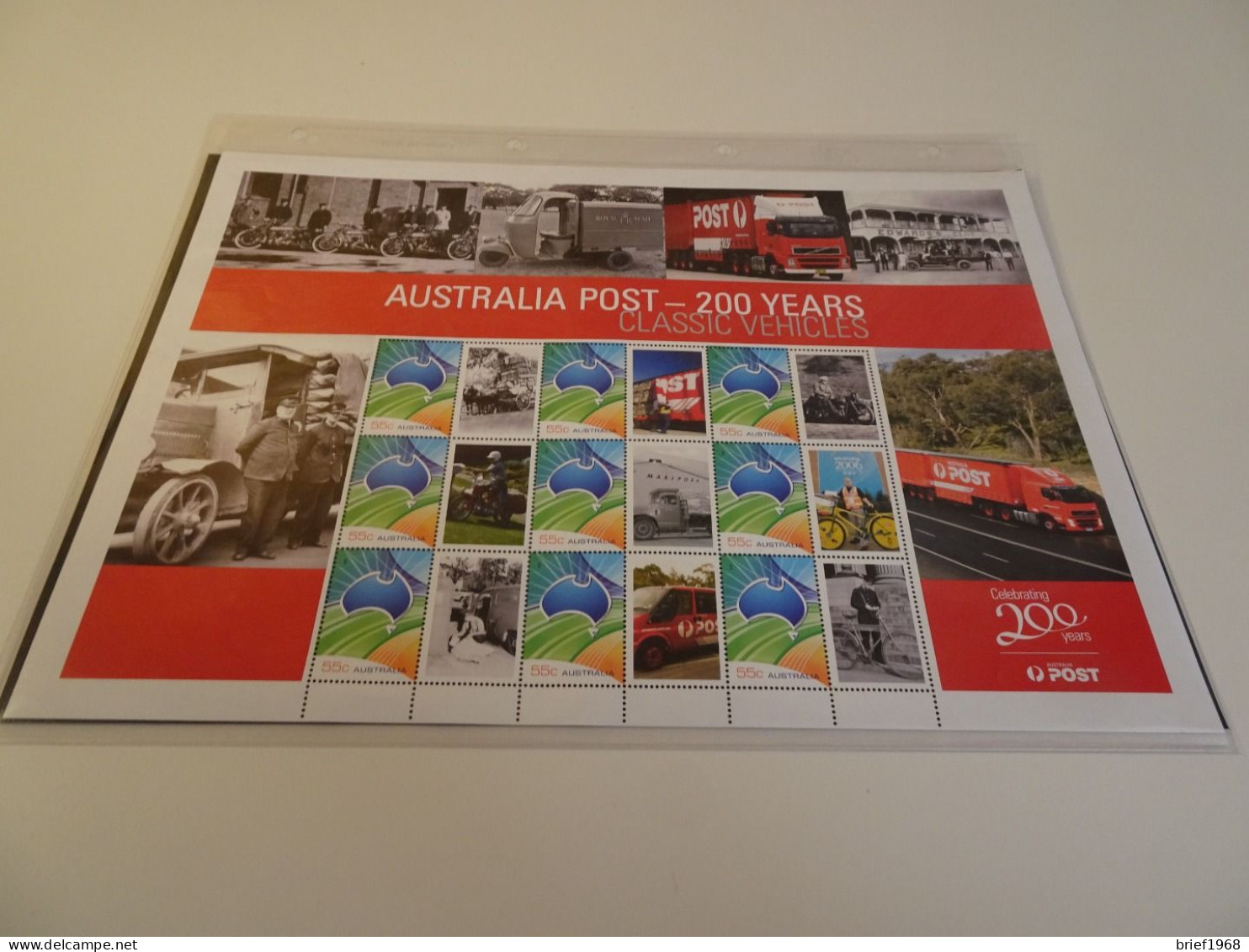 Australien Michel 3083 Zusammendruckbogen Australische Post Postfrisch (23956H) - Blocchi & Foglietti