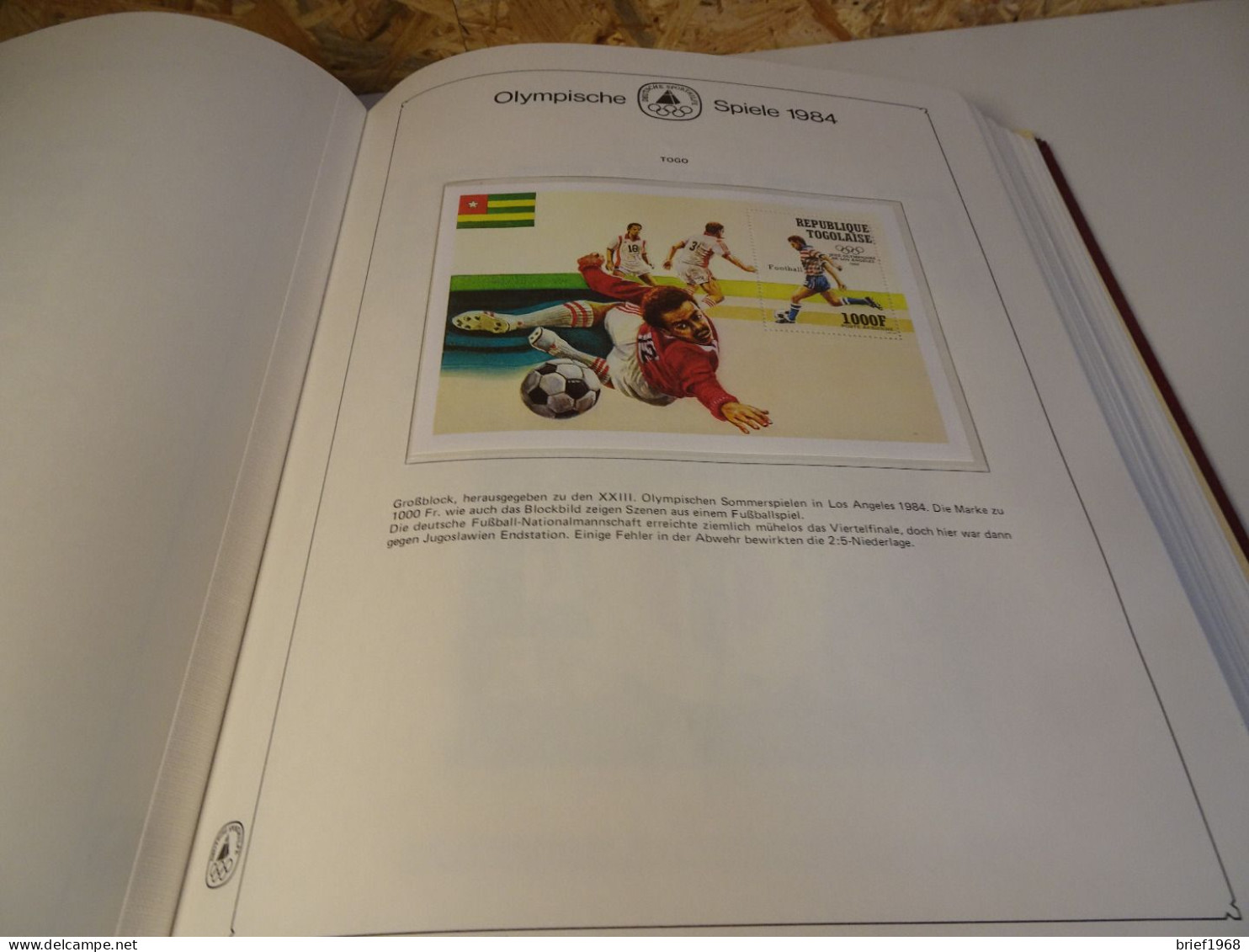 4 Bände Olympiade 1984 240 Blatt (26040)