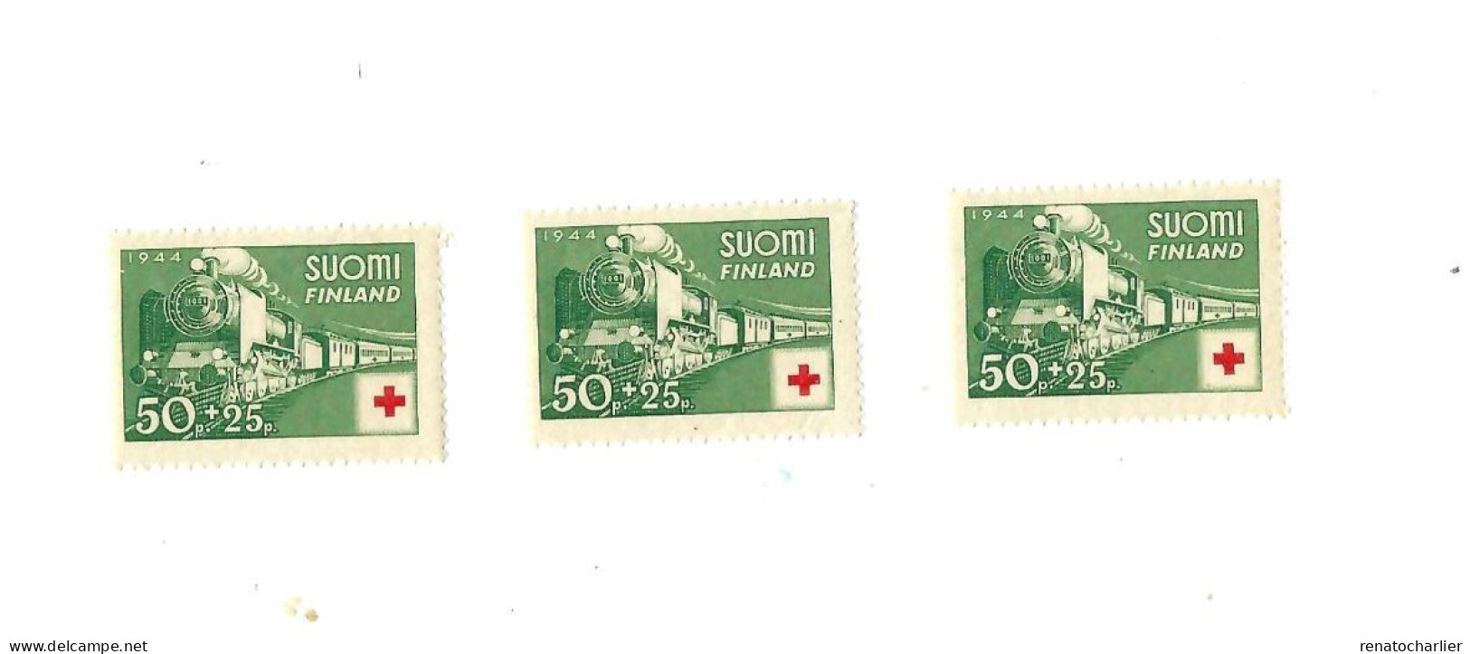 Croix-rouge.MNH,Neuf Sans Charnière.3 Exemplaires. - Unused Stamps