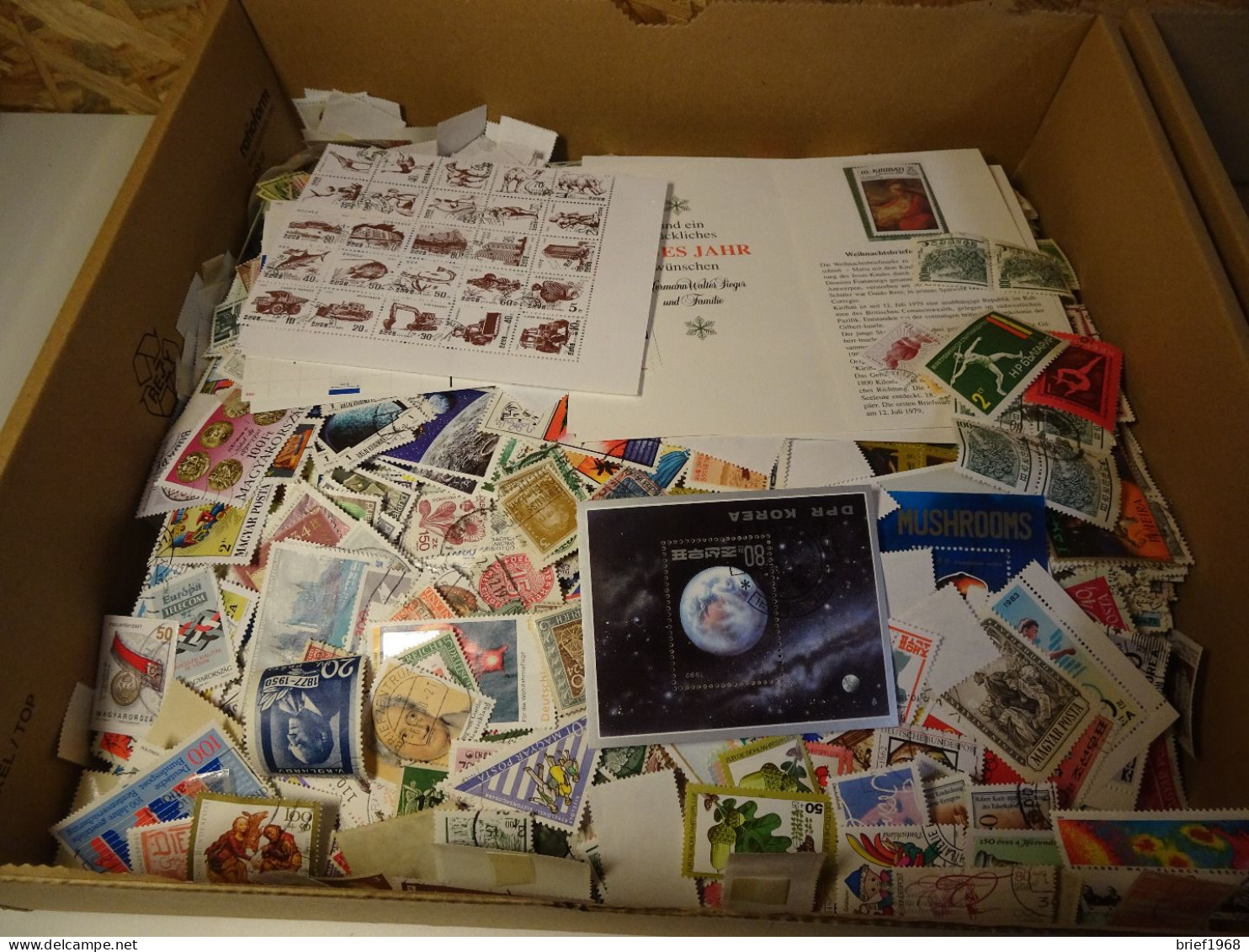 Alle Welt 1kg Lose Marken (26484) - Lots & Kiloware (mixtures) - Min. 1000 Stamps