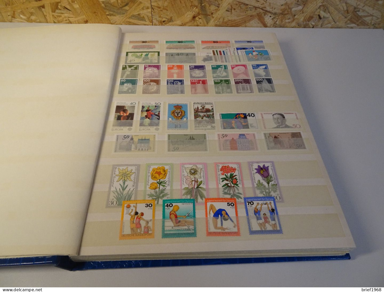 Bund 1975-1992 Postfrisch Fast Komplett (26470) - Cartes Postales Privées - Oblitérées