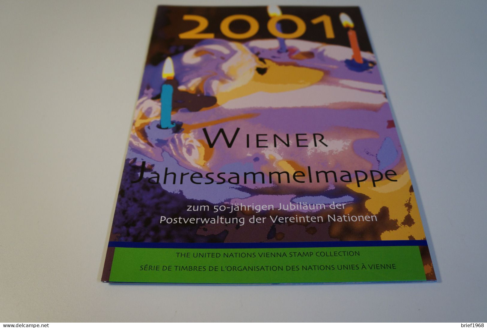 UNO Wien Jahresmappe 2001 Postfrisch (27035H) - Colecciones & Series