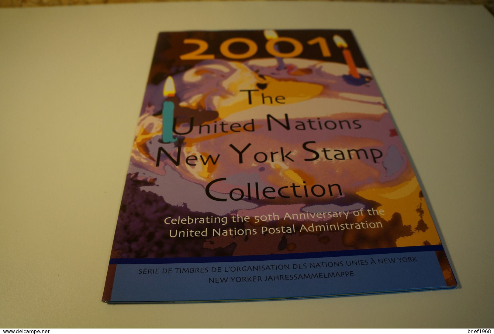 UNO New York Jahresmappe 2001 Postfrisch (27046H) - Collezioni & Lotti