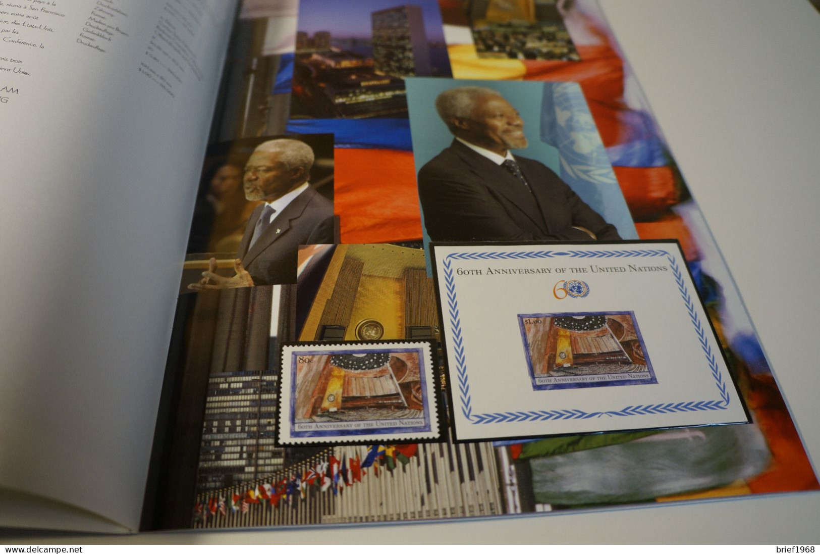 UNO New York Jahresmappe 2005 Postfrisch (27042H) - Lots & Serien