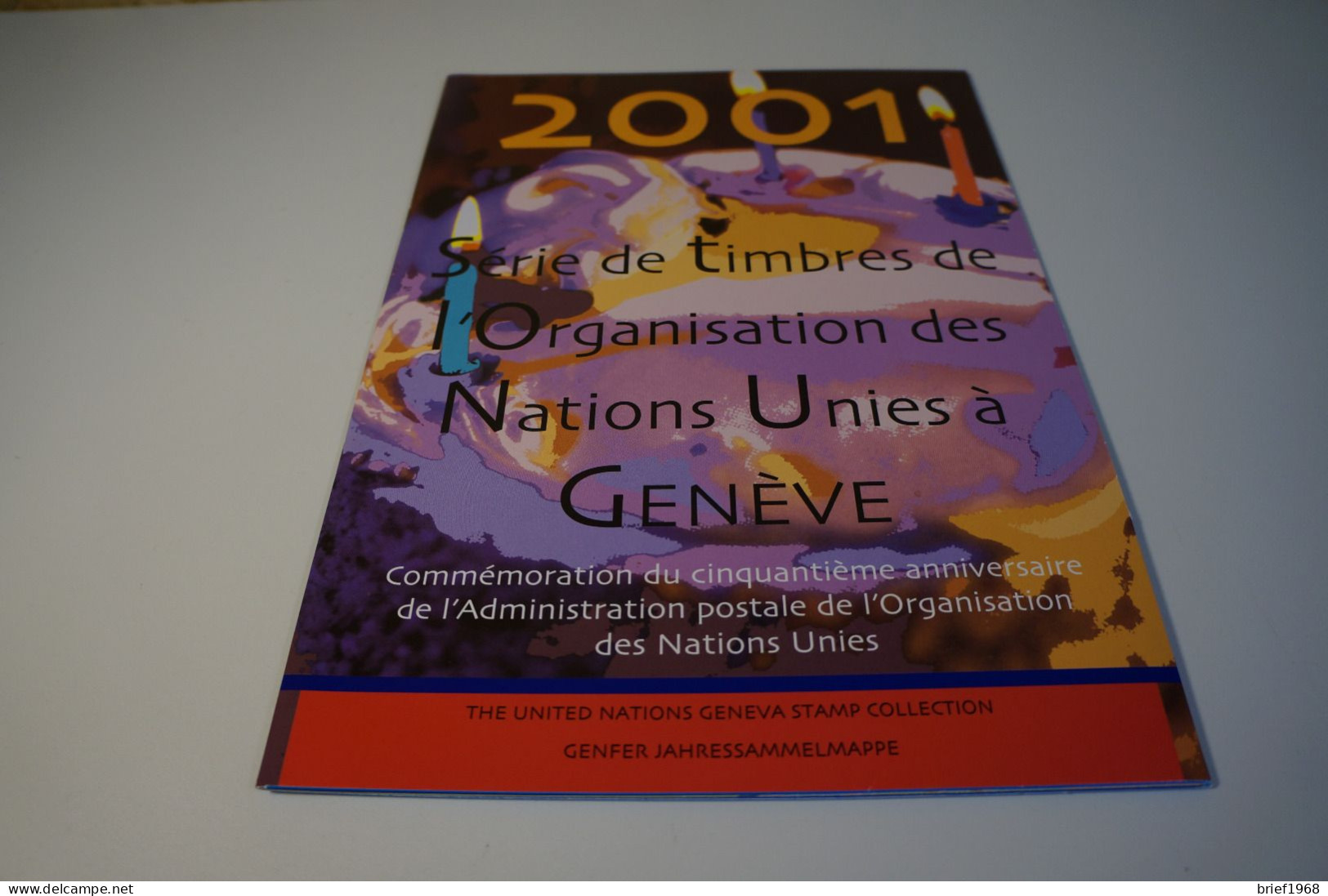 UNO Genf Jahresmappe 2001 Postfrisch (27078H) - Collezioni & Lotti